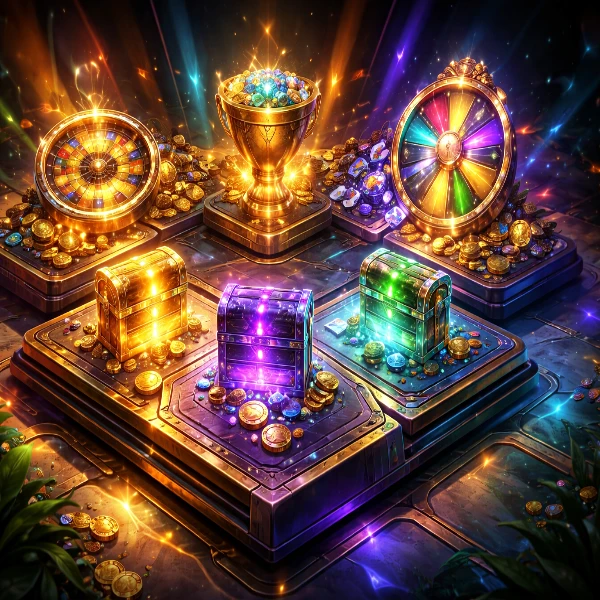 Casino welcome image with cards and chips